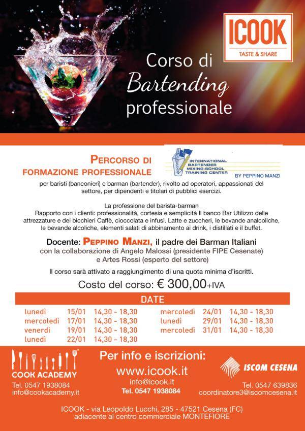 corso bartending professionale